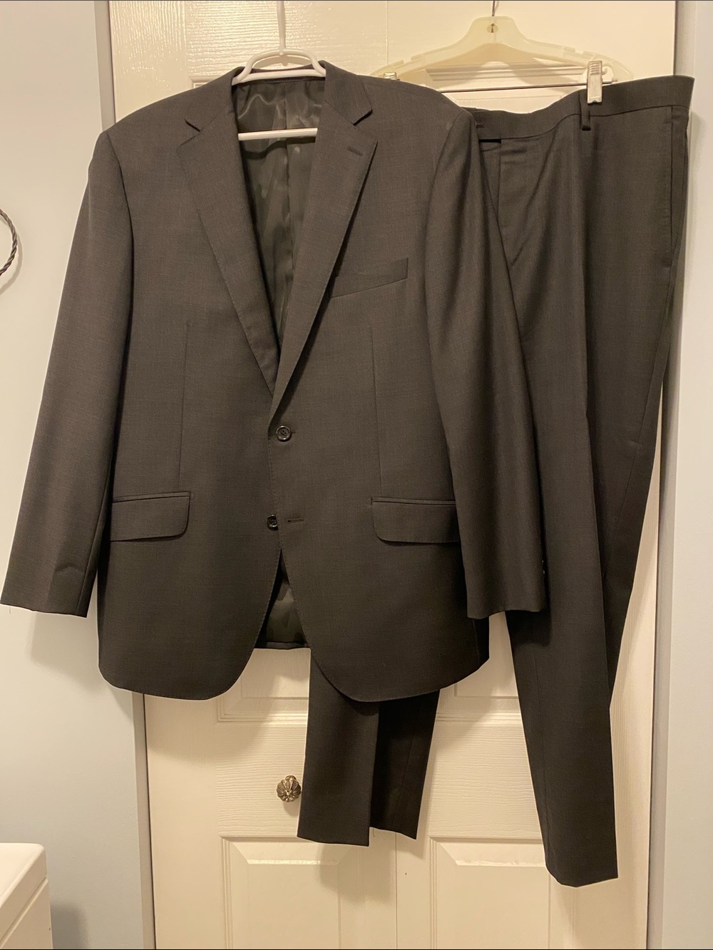 Andrea Castaldi Collezione Men's Two-Piece Formal Suit in Charcoal